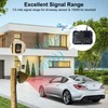 Wuloo Wireless Doorbells for Home, Solar Driveway Alarm, Multifunctional Wireless