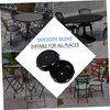 Operitacx 16pcs Outdoor Furniture Moving Pads Durable Plastic Chair Sliders