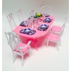 My Fancy Life Dollhouse Furniture - Dining Room Play Set
