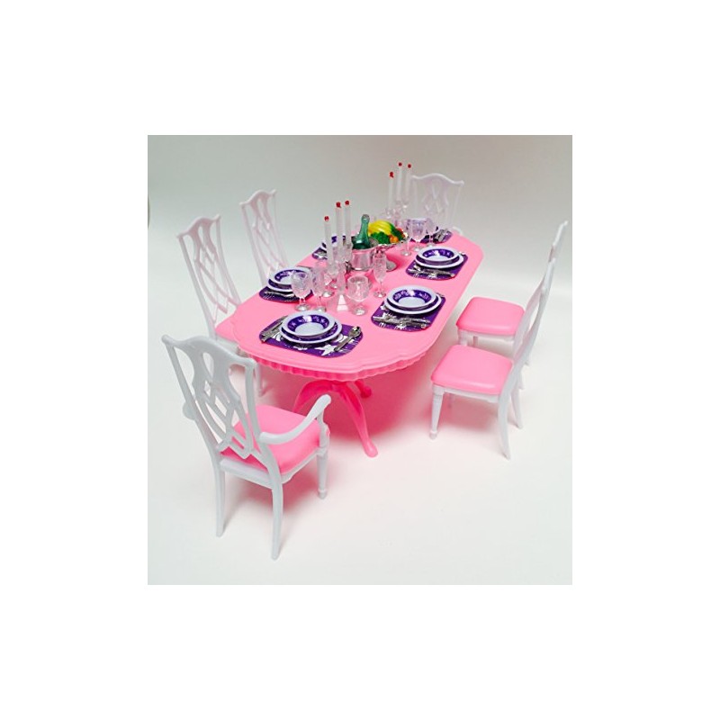 My Fancy Life Dollhouse Furniture - Dining Room Play Set