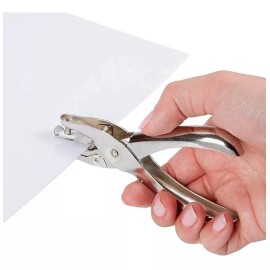 Lomarey Pinza Perforadora Papel 6mm Circulo Papeleria Oficina Acero