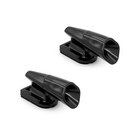 8sanlione Deer Whistles for Car, 2 Packs Ultrasonic & Wind Deer Alert for Car Avoids Animal Collisions, Deer Warning Devices for Vehicles & Motorcycles (Black)