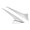2Pcs/Set Rear Window Side Spoiler Wing Splitter Trim ABS Chrome