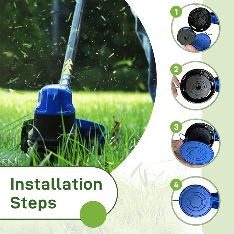 KST-120X Weed Eater String Spool Compatible with Kobalt 40V Cordless