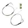 WELURE 56884-07 42" Throttle Cable and 56885-07 42.5" Idle Cable