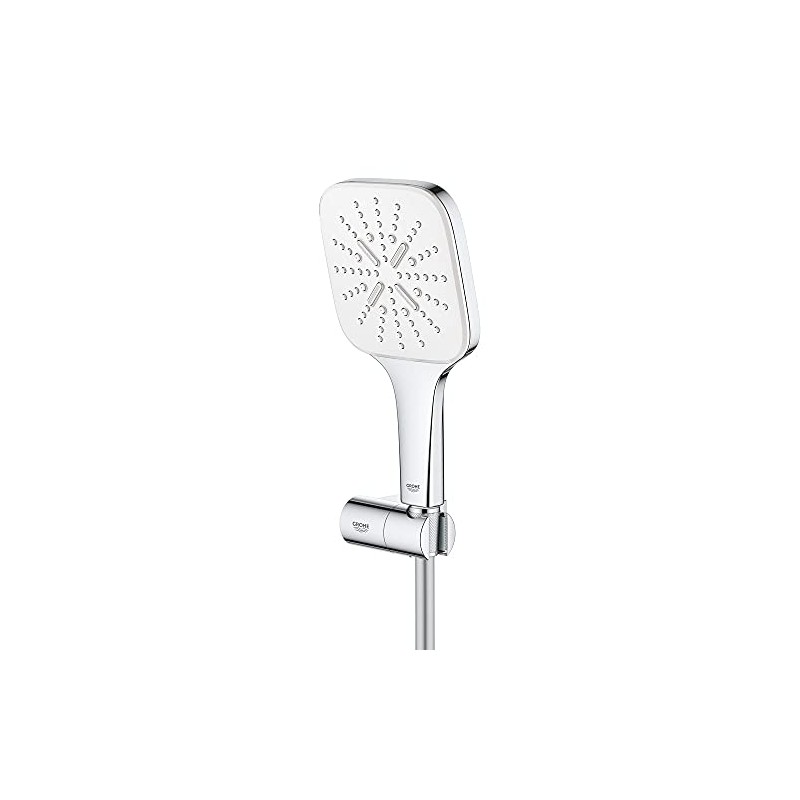 Grohe water-saving Cube hand shower head set including Rainshower 130