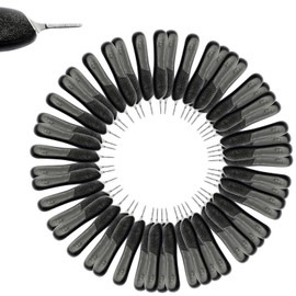 PRECISE CANADA 50 Pcs Black Color Plastic Handle, Scalpel Handle # 3