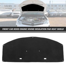 Quxunzzz Cotton Hood Engine Sound Heat Insulation Pad Mat Fit for Toyota Camry 2012 2013 2014 2015 2016 2017