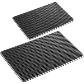 2 Piezas Almohadilla Antideslizante para Tablero de Auto Tapete para Teléfonos Gafas de Sol y Llaves y Silicona de Alimenticio de Limpiar y Reutilizable