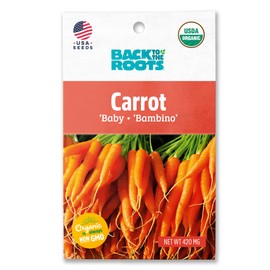 Back to the Roots 100% Organic Seed Packet - Carrot 'Bambino' 420mg