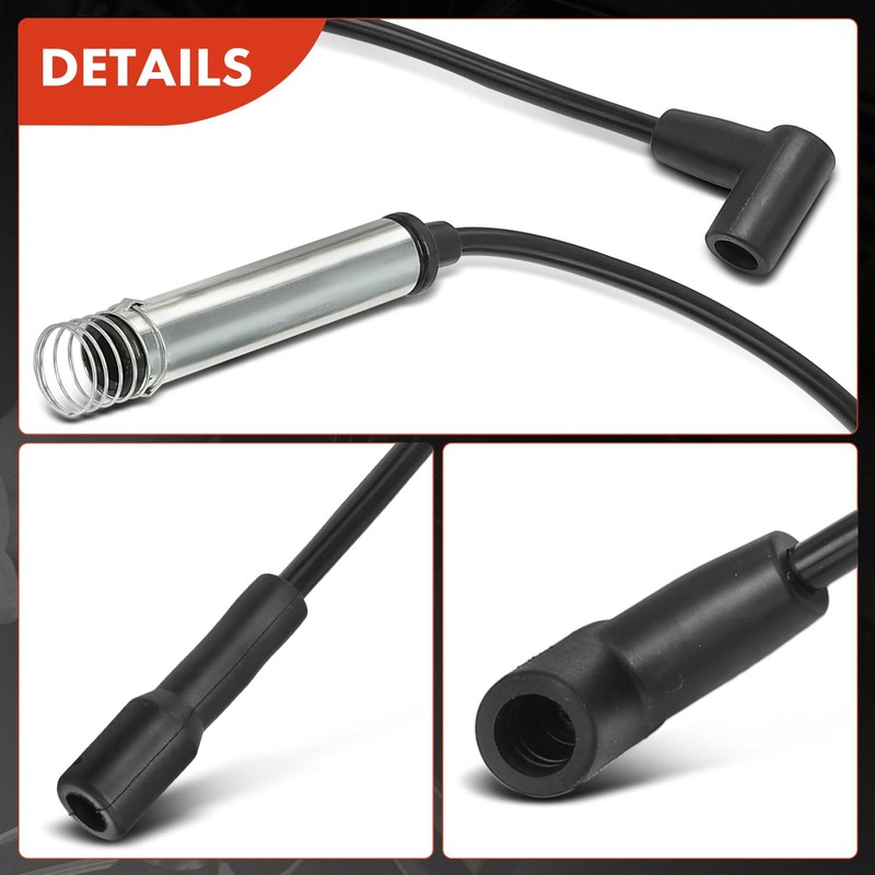 Frankberg 5x Ignition Cable Set Ignition Cable Petrol Compatible with