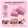 MelodySusie Mini Nail Buffer Block,100/180 Grit Double-Sided Sponge Nail File,Professional