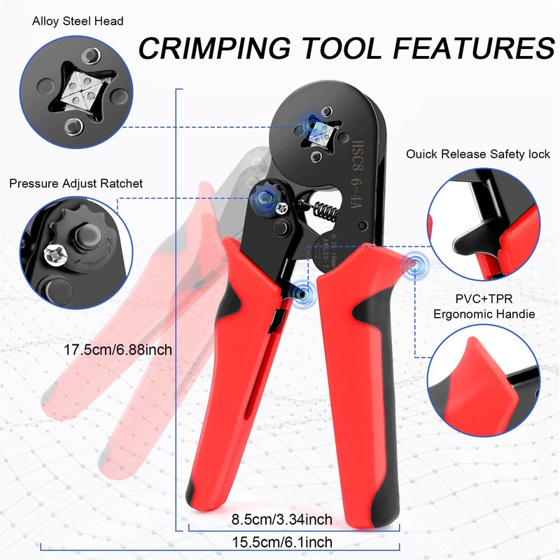 VFANDV Wire End Ferrule Pliers Set, Crimping Tool Set with