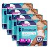 Because Adult Incontinence Underwear for Sensitive Skin - Women -