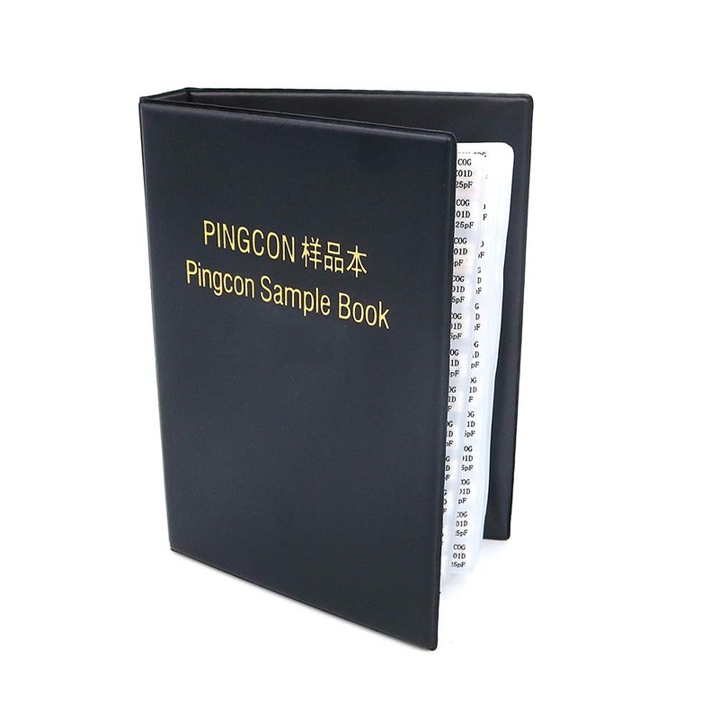 WINGONEER 1%0805 SMD Resistor Aggregation Folder (0Ω-10MΩ) 170 Values x