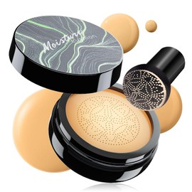 Crema CC con cojín de aire Mushroom Head - Crema BB, base de maquillaje, hidratante, corrector, de larga duración.