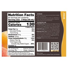 Tea Zone 64 oz Mango Syrup