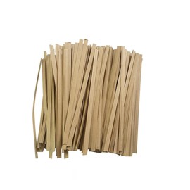 DEVENTORZ Biny Tie, Wrapping Tie, Kraft Paper, Wire Tie, About 1000 Pieces, Handmade, For Wrapping, Decorative Materials, Twist Tie Binding Paper, Paper Ribbon Tie, Birthday, Wedding, Party, Banquet