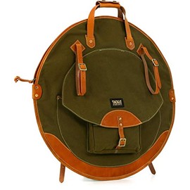 Tackle Instrument Supply Backpack Cymbal Case - 24 Inches Forest Green