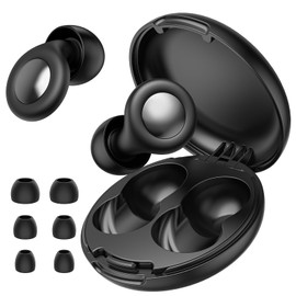 SMNOQO Ear Plugs – Soft Silicone, Reusable & Comfortable – Blocks Out Snoring Partner – Ideal for Sleep, Work, Travel & Study – 30dB Noise Reduction – 4 Ear Tip Sizes, Washable, Eco-Friendly