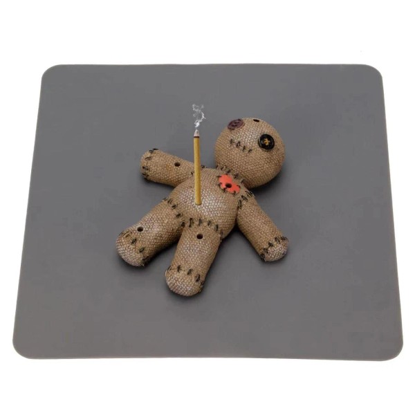 Cacukap Voodoo Doll Incense Holder for Sticks with Ash Catcher,