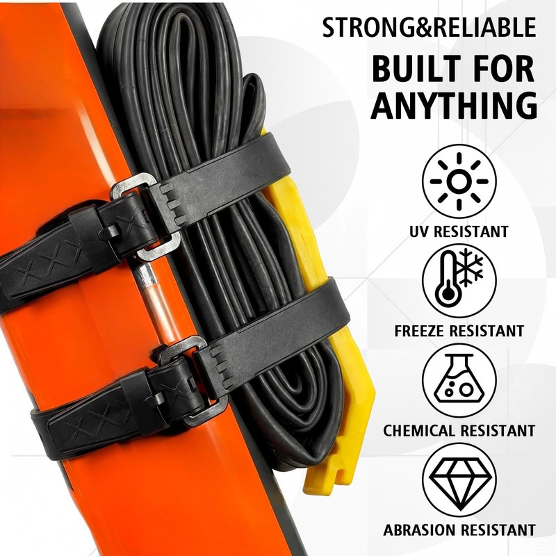 Sliner Black 5 Pack Utility Strap with Buckle 11.8'' 17.7''