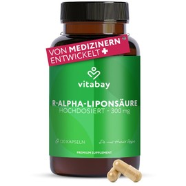 R-Alpha-Lipoic Acid- Thioctic Acid - 300 mg – 120 Capsules