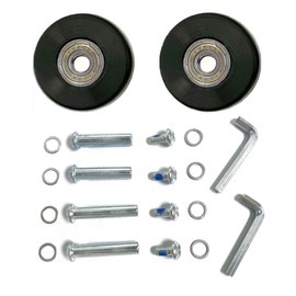 LOTOWELZON 1 Pair Replacement Wheels 40/45/50/54/60/64 mm Thickness 18 mm with 8 mm for Suitcase Rubber Wheels Wheel Replacement Wheels for Trolley Samsonite Wheels (OD50 x W18 mm/1.97 x 0.7 Inches)