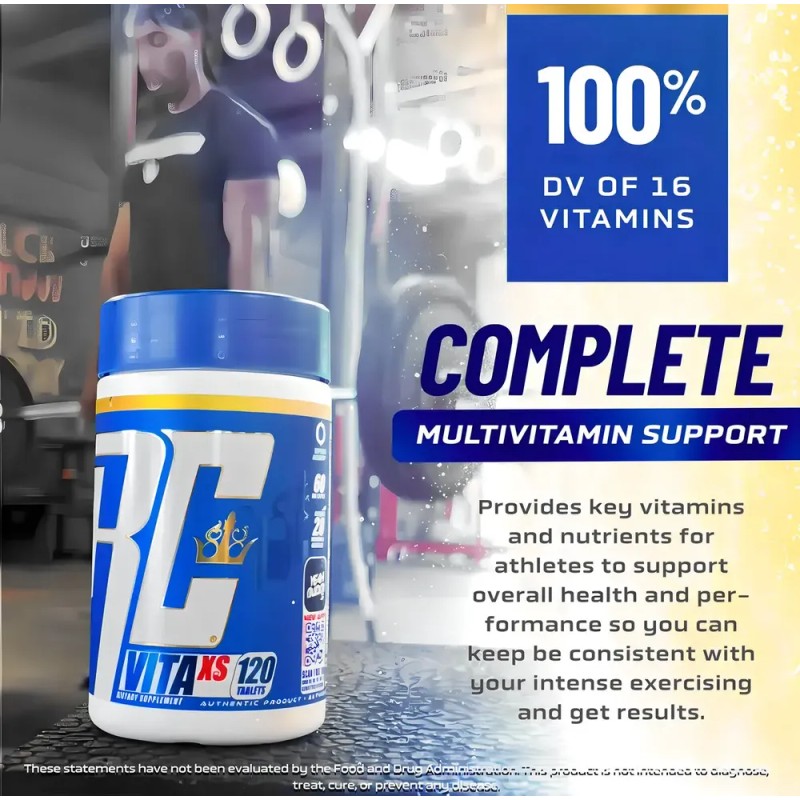 Multivitamínico Vita Xs Ronnie Coleman, Vitaminas, Minerales Sabor Sin Sabor