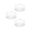 PATIKIL Diameter 68mm Flat Convex Lens, 3 Pcs Height 10mm
