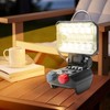 GOMETY Akku Lampe für Makita 18/21V, 48W Kabellose Led Arbeitsleuchte