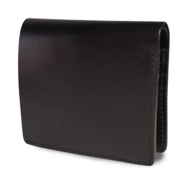 SAMIKA Simple Bifold Wallet, Thin Wallet, Men's, Bifold Wallet, Thin Wallet, Bifold Wallet, Genuine Leather, Cowhide Leather, Small, Nume Leather, Coin Purse, Ebina Bag, Nest Weighing, Telework, Black
