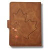 RedDeer Canada Passport Holder Wallet Premium PU Leather Travel Passport