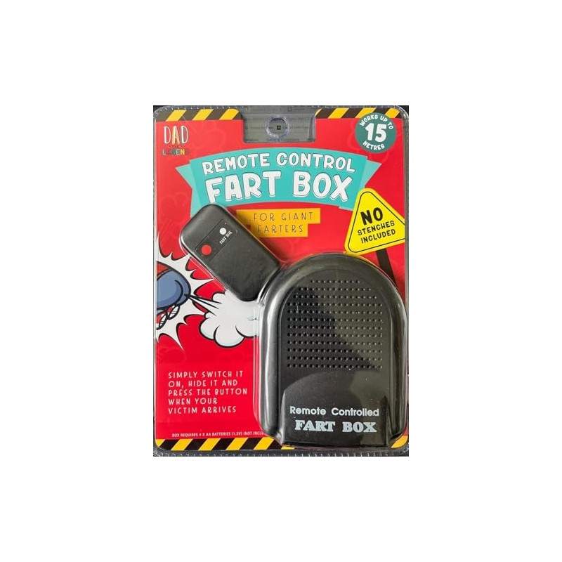 Fart Box with Remote Control - Hilarious Novelty Practical Joke