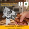 Upgraded Efficient Manual Can Opener - Selected Solid Wood Handle,