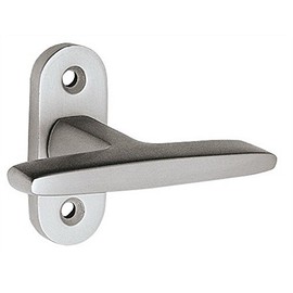 Window Handle Cross Handle Square 7 mm Aluminium F2 with Pin 35 mm Protruding