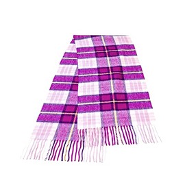 Warwick & Vance Womens/Mens Woollen Scarf, 100% Wool, Super Soft Touch, 30cm x 180cm, Heather Tartan