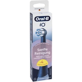 Oral-B iO - Cabezales originales para cepillo de dientes eléctrico Oral-B iO – Cabezales de cepillo de dientes – Cabezales de cepillo de dientes de repuesto para encías sensibles, 4 unidades, color