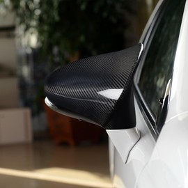 NUHUi For Lexus Mirror Cap Car Rearview Mirror Decoration Cover Real Carbon Fiber Accessories for Lexus 14-20 IS ES LS GS CE RC