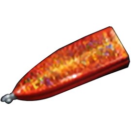 MARUSHINGYOGU Dragon Boat Sinker, Red G, 2.1 oz (60 g)
