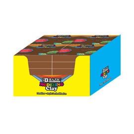 BAZIC Modeling Clay Brown Color 1 LB, Light Dough Art Craft, Non Toxic Gift for Artist Kids Toddler Boys Girls, Bulk for Classroom, 1-Pack