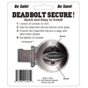 Deadbolt Secure, Prevent Lock Bumping, Prevent Lock Picking for in-Swinging