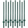 VASGOR 6 Feet Sturdy Duty Metal Fence Post – Garden