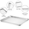 Baking Sheet with Rack Set [2 Pans + 2 Racks],