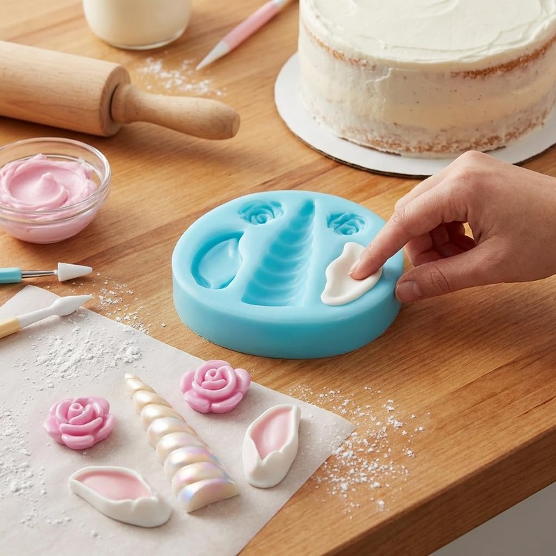 Unicorns Fondant Mold Unicorns Horn Ears Silicone Molds