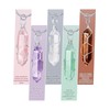 Sureio 5 Pieces Multicolor Crystals Stone Keychain Wire Wrapped Stones