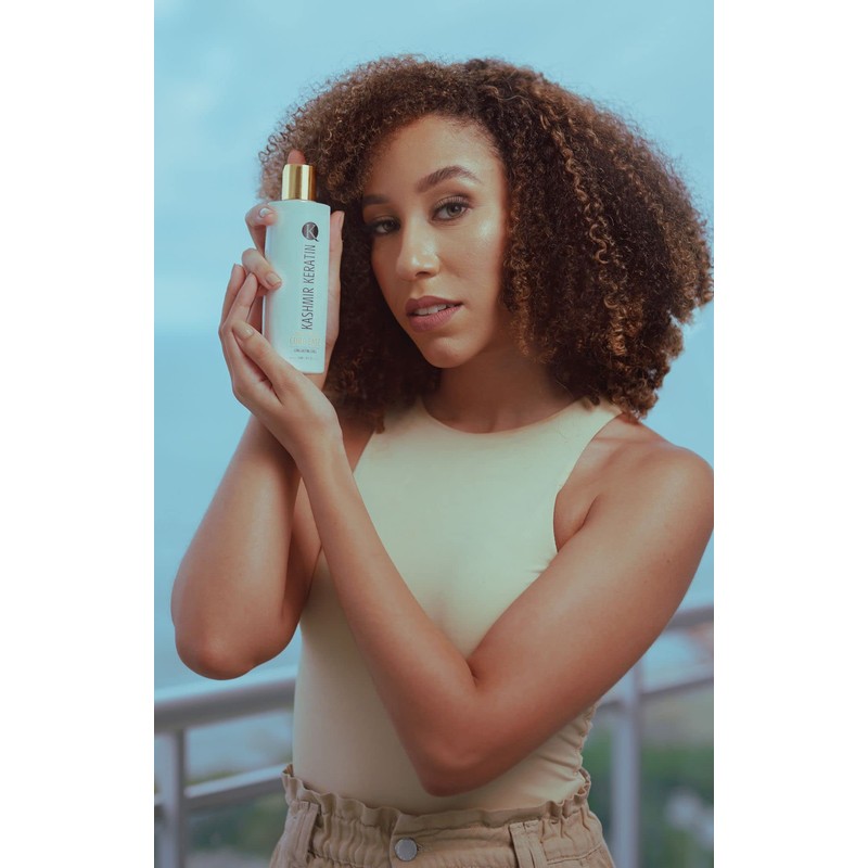 kashmir keratin curl ease Curl Defining Cream shaping moisturizer, with
