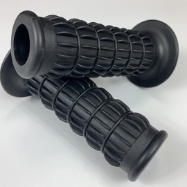 D's Strano Classic Grip Universal Bike Motorcycle Custom Dress Up (Black)