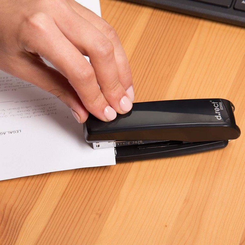D.RECT 0306A Stapler Metal with Plastic Elements| Paper Stapler |