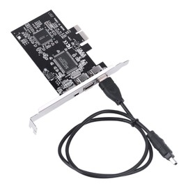 PCI to 1394 Video Capture Card Desktop Built-in Firewire Card Hd Image Video Capture Card, Support Windows 10/8/7/Vista/XP/Server 2003-200832/64bit